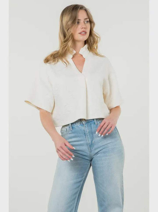 Tamra Textured Top