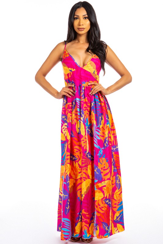 Tropical Maxi Dress