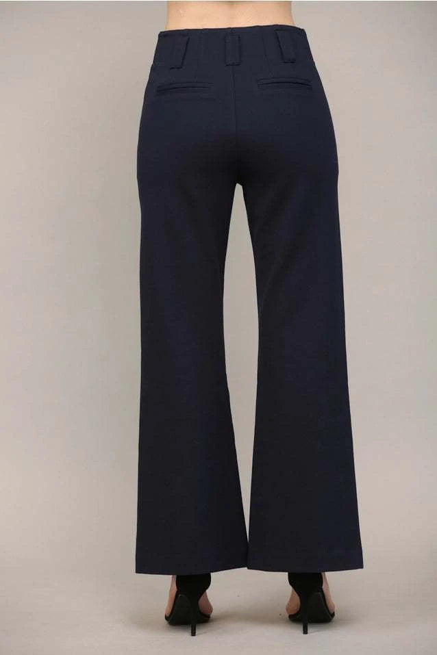 Kelsey Two Front Pocket Flare Pant