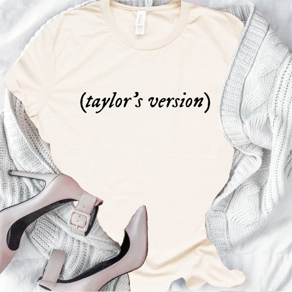 Taylor's Version Graphic Crew Neck Tee Plus Size