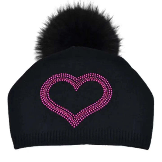 Helen Crystal Heart Hat