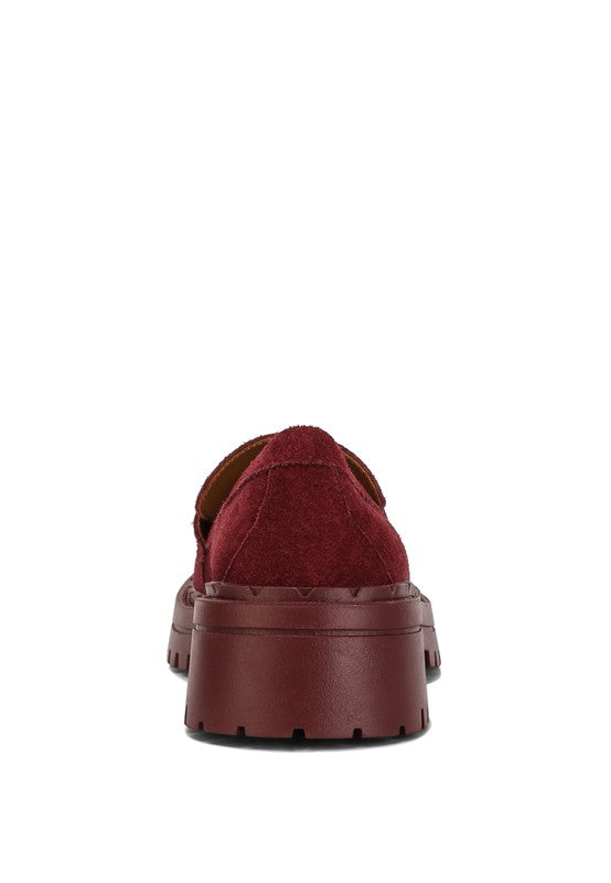 Honora Suede Chunky Loafers