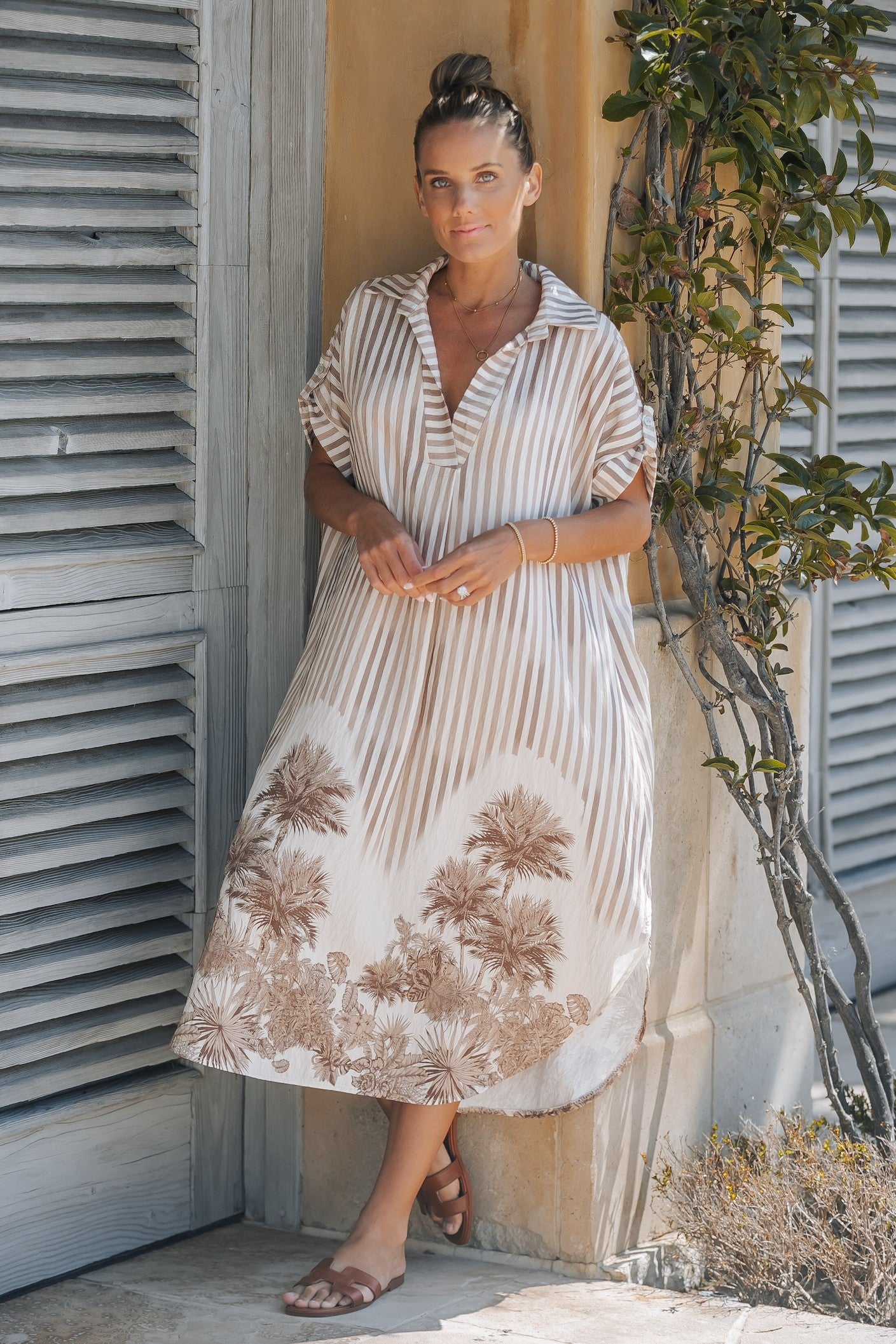 Bali Escape Shirt Dress