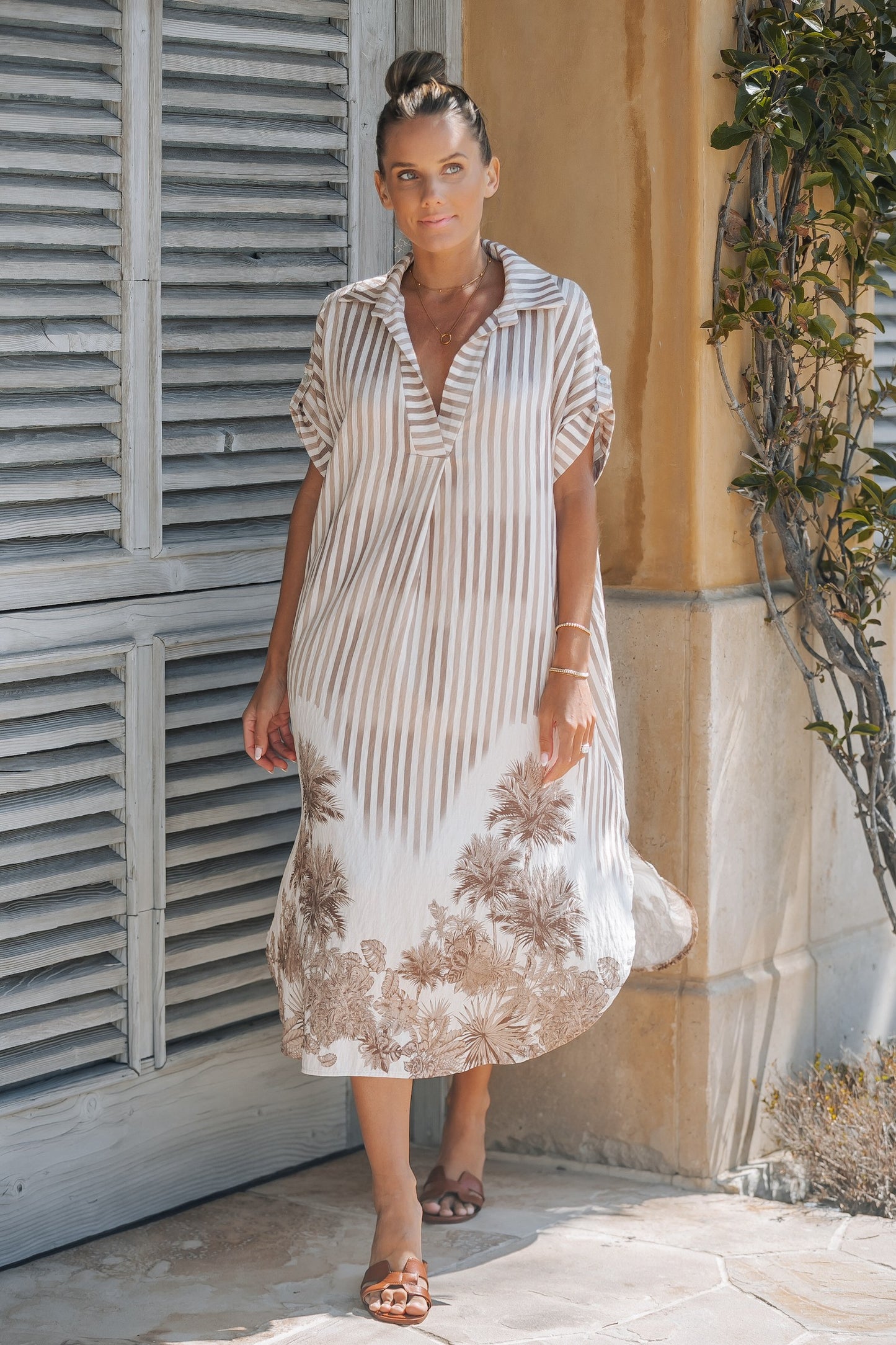 Bali Escape Shirt Dress