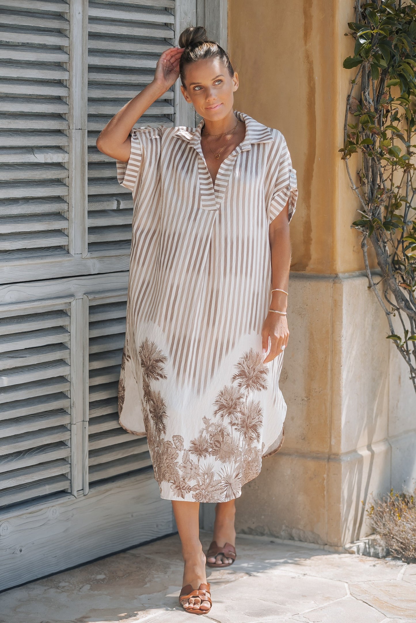 Bali Escape Shirt Dress