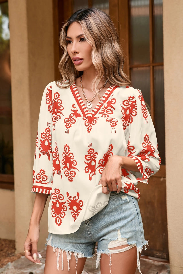 Stevie 3/4 Sleeve Blouse