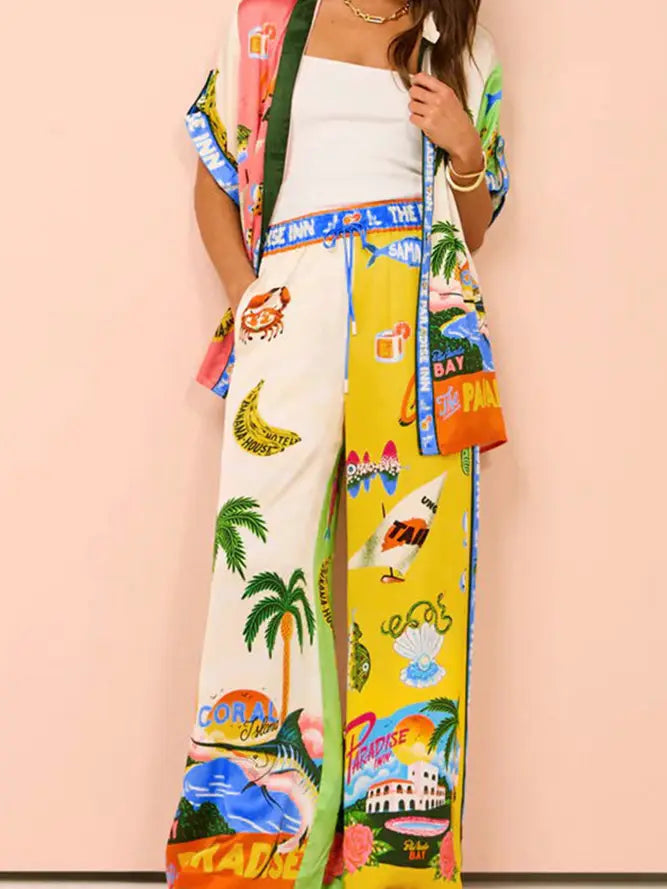 Paradise Inn Vacation Pant Set