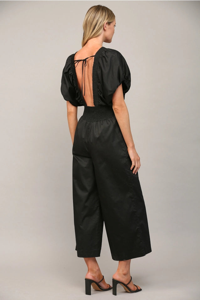 Open Tie Back Jumpsuit