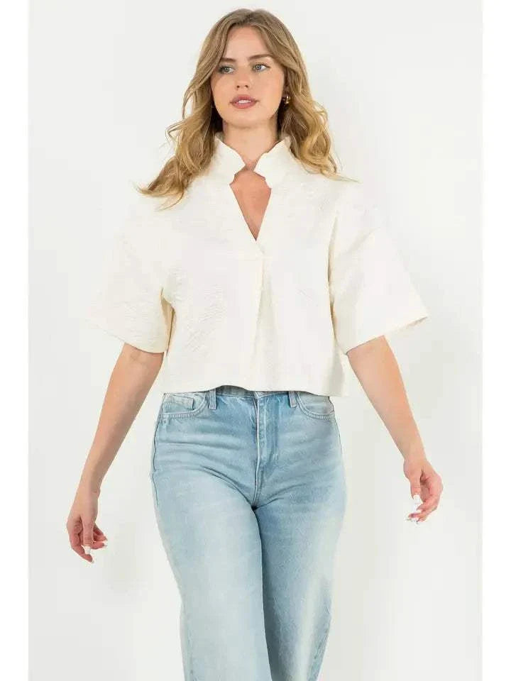 Tamra Textured Top