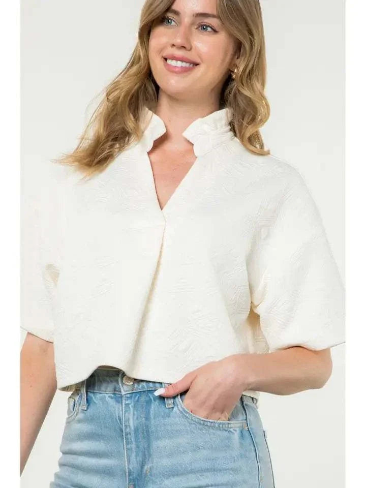 Tamra Textured Top