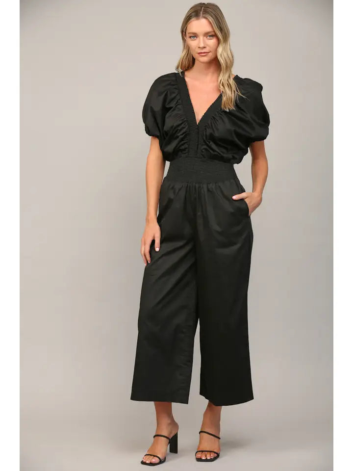 Open Tie Back Jumpsuit