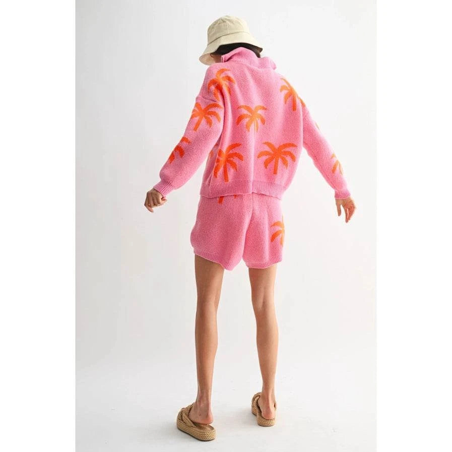 Pink Palm Tree Set