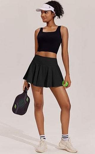 Pleated Athletic Skirt