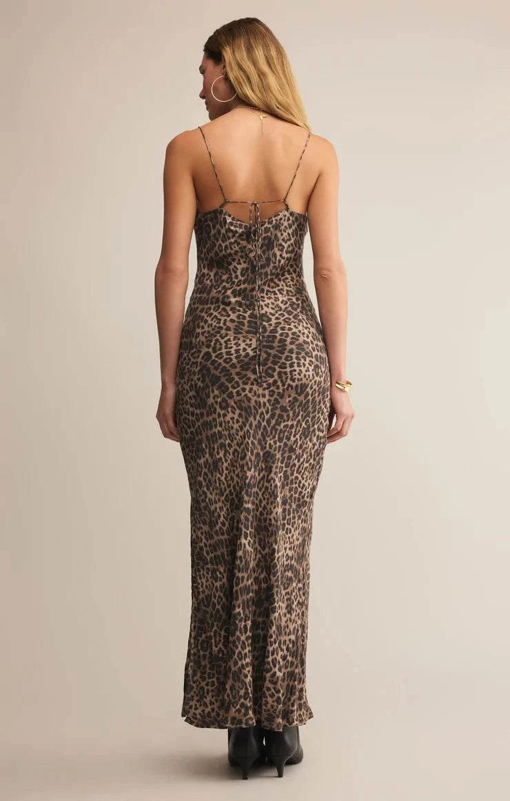 Cielo Leopard Midi Dress