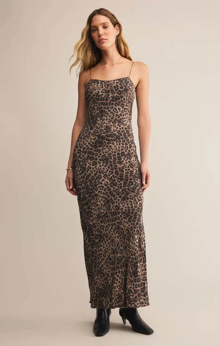Cielo Leopard Midi Dress