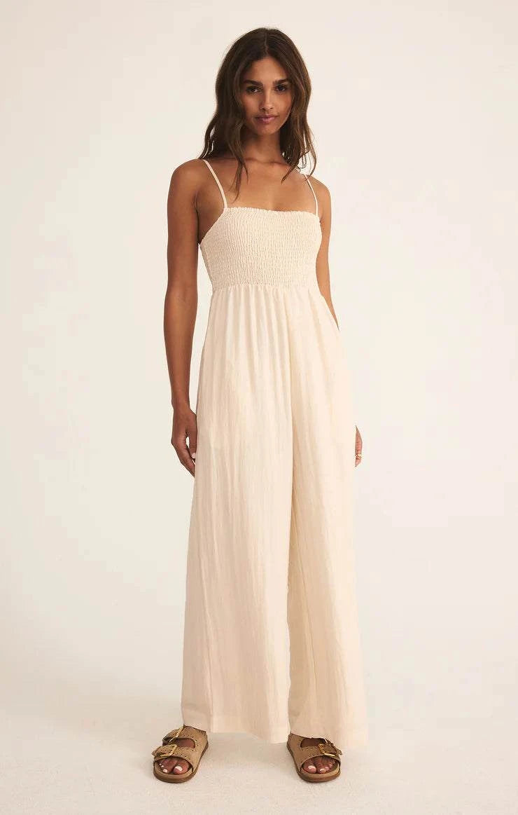 Beachside Smocked Jumpsuit