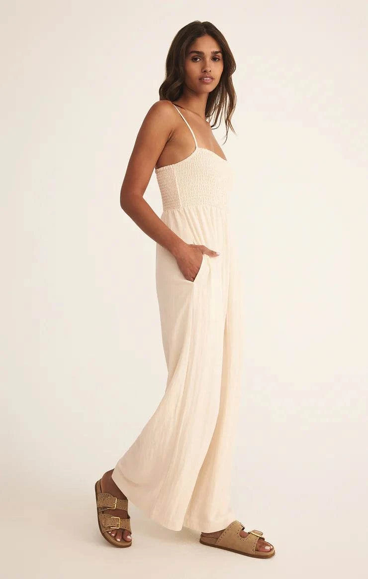 Beachside Smocked Jumpsuit