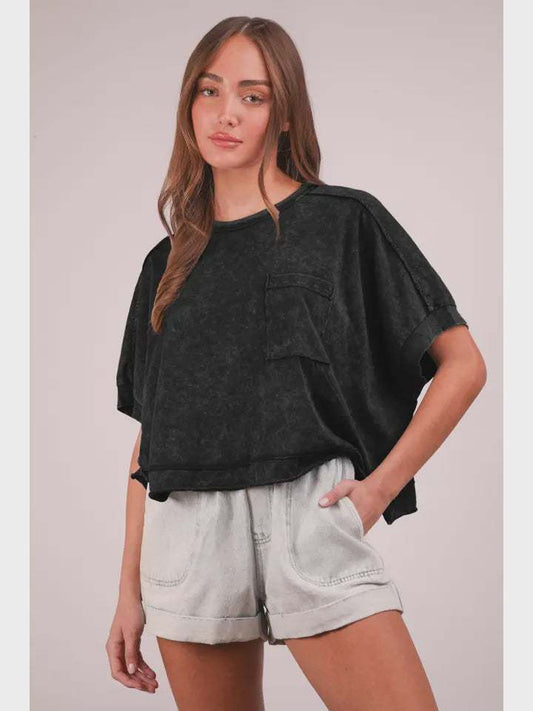 Layla Oversized Crop Top