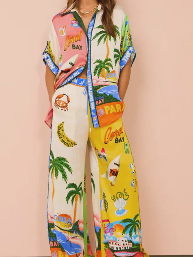 Paradise Inn Vacation Pant Set