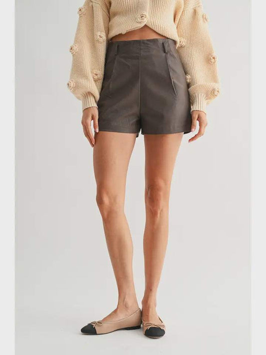 Lucky Leather Shorts