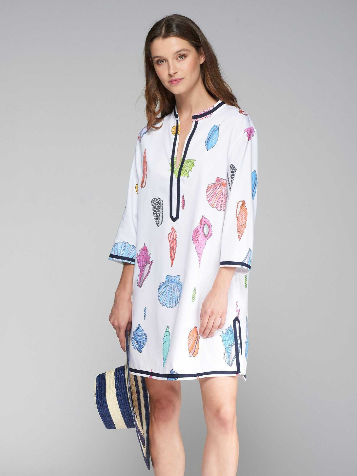 Marine Kaftan Dress