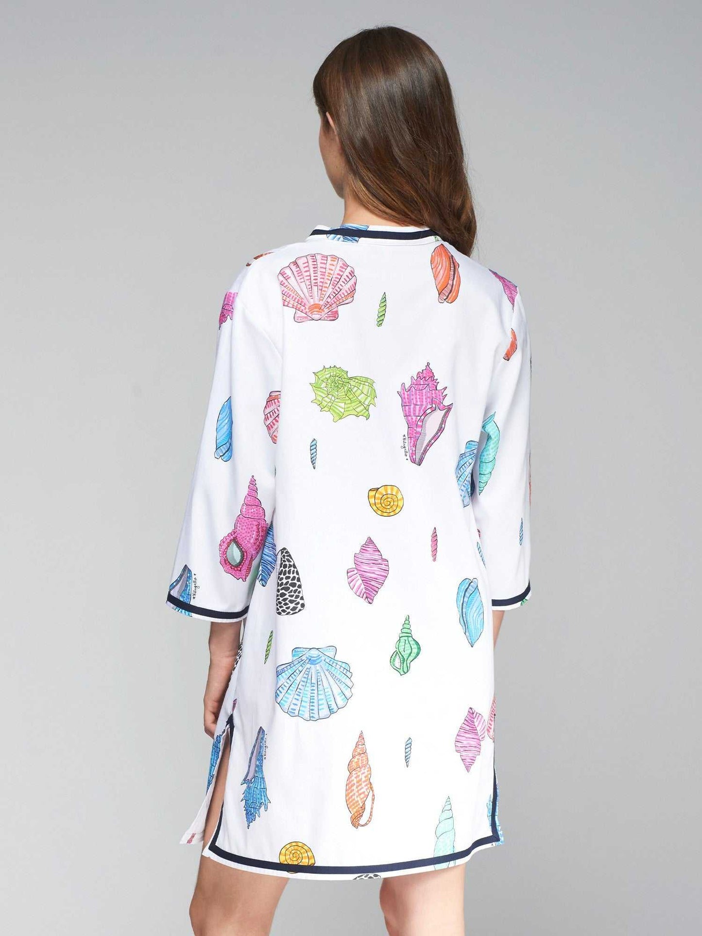 Marine Kaftan Dress