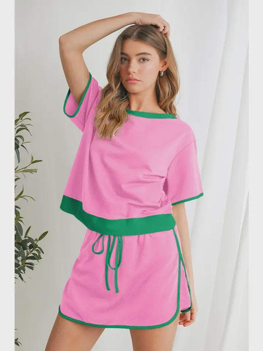 Rosalie T-Shirt and Skirt Set