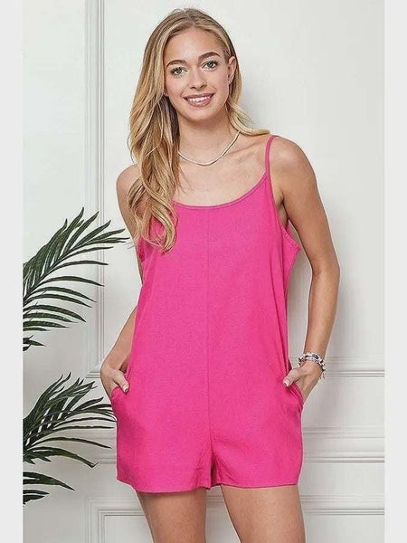 Kori Relaxed Romper – Agavebeachboutique