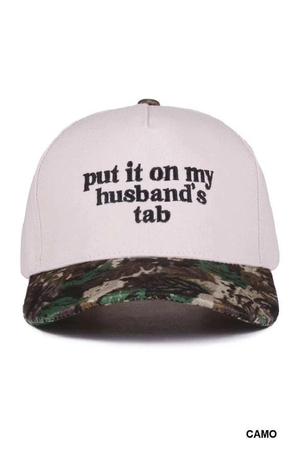 Put It on My Husband's Tab Hat