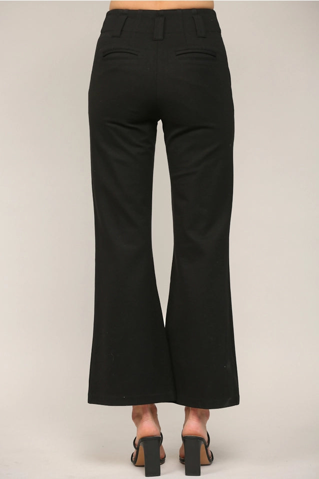 Kelsey Two Front Pocket Flare Pant