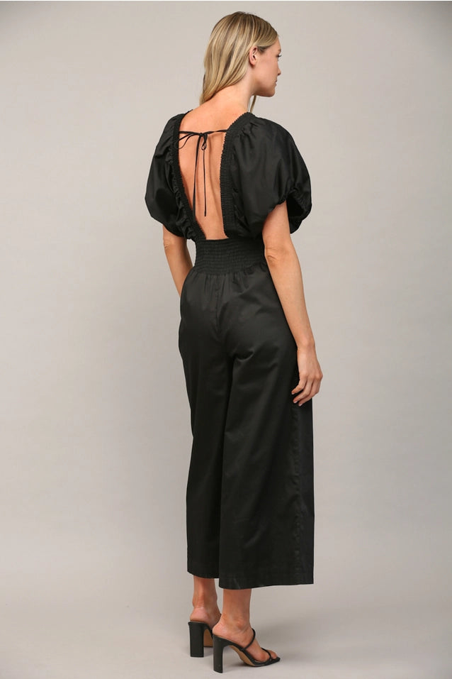 Open Tie Back Jumpsuit