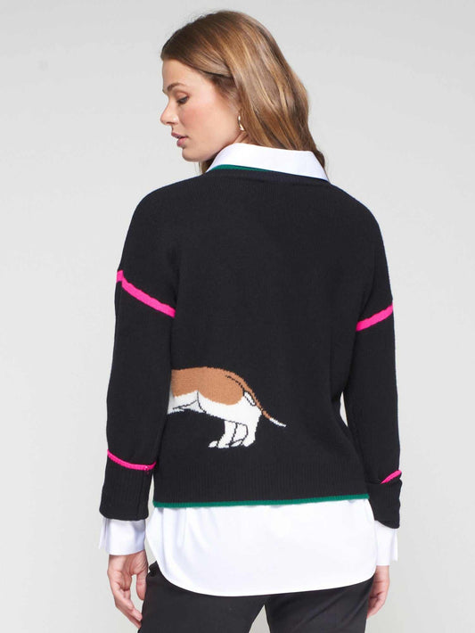 Black Dachshund Sweater