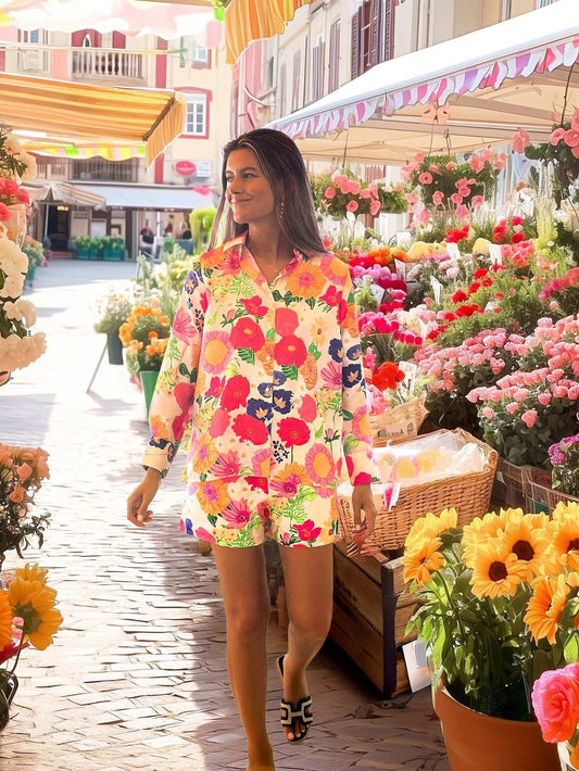 Mariela Floral Bermuda Shorts
