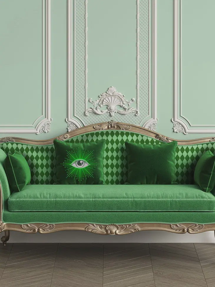 Eye Velvet Pillow