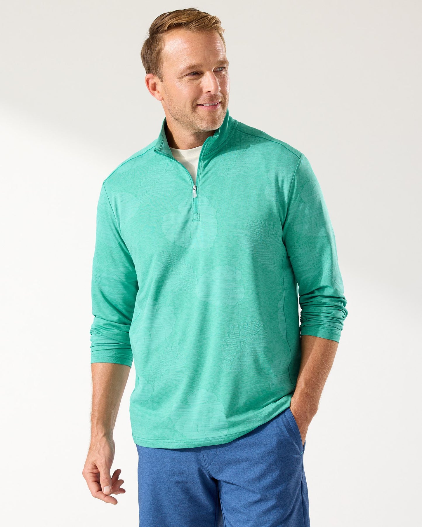 Delray Frond IslandZone Half Zip Sweatshirt