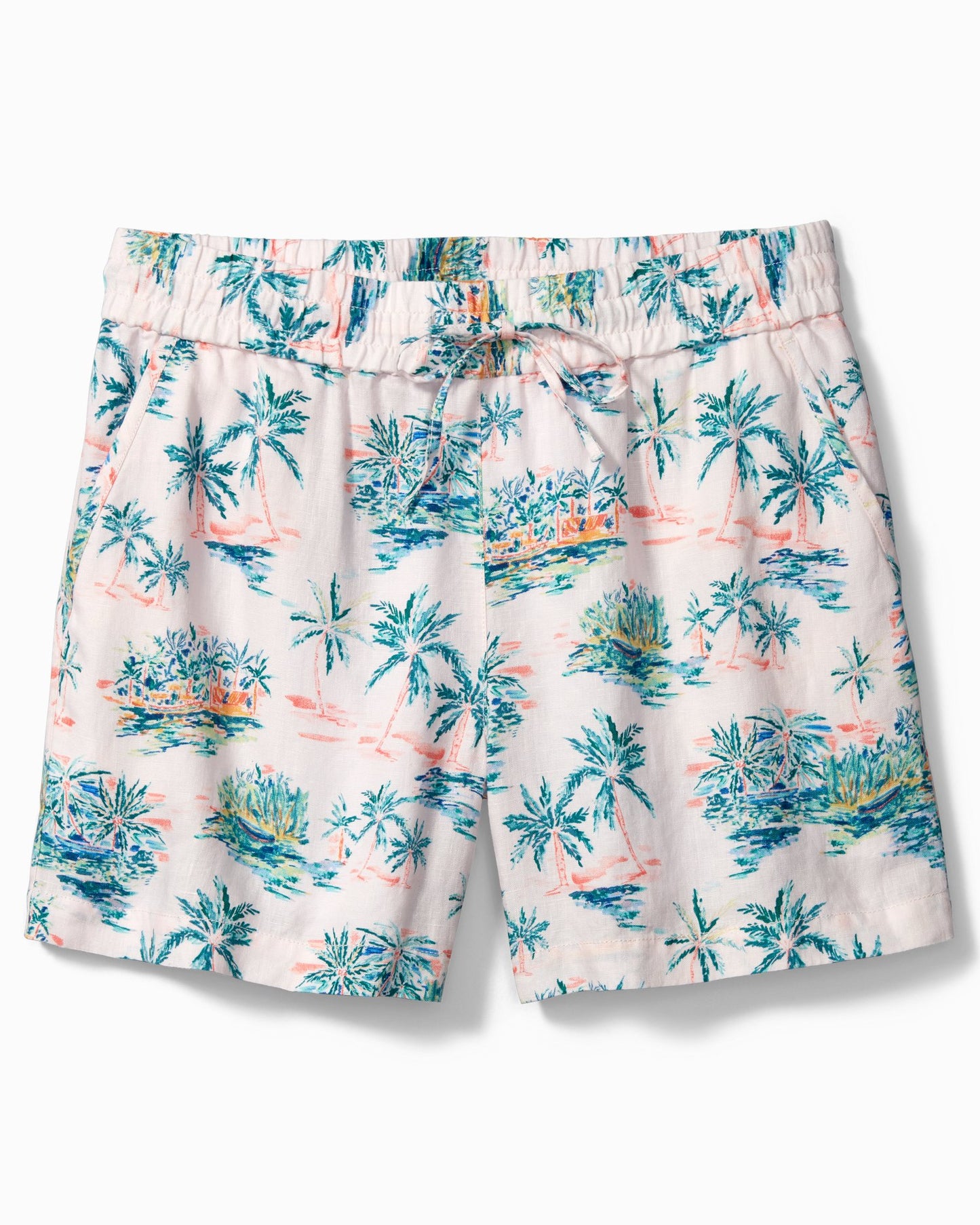 Bahama Village High-Rise Linen Easy Short